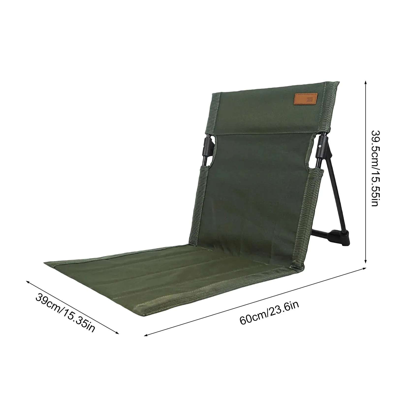 Lightweight Camping Folding Chair with Backrest and Breathable Fabric