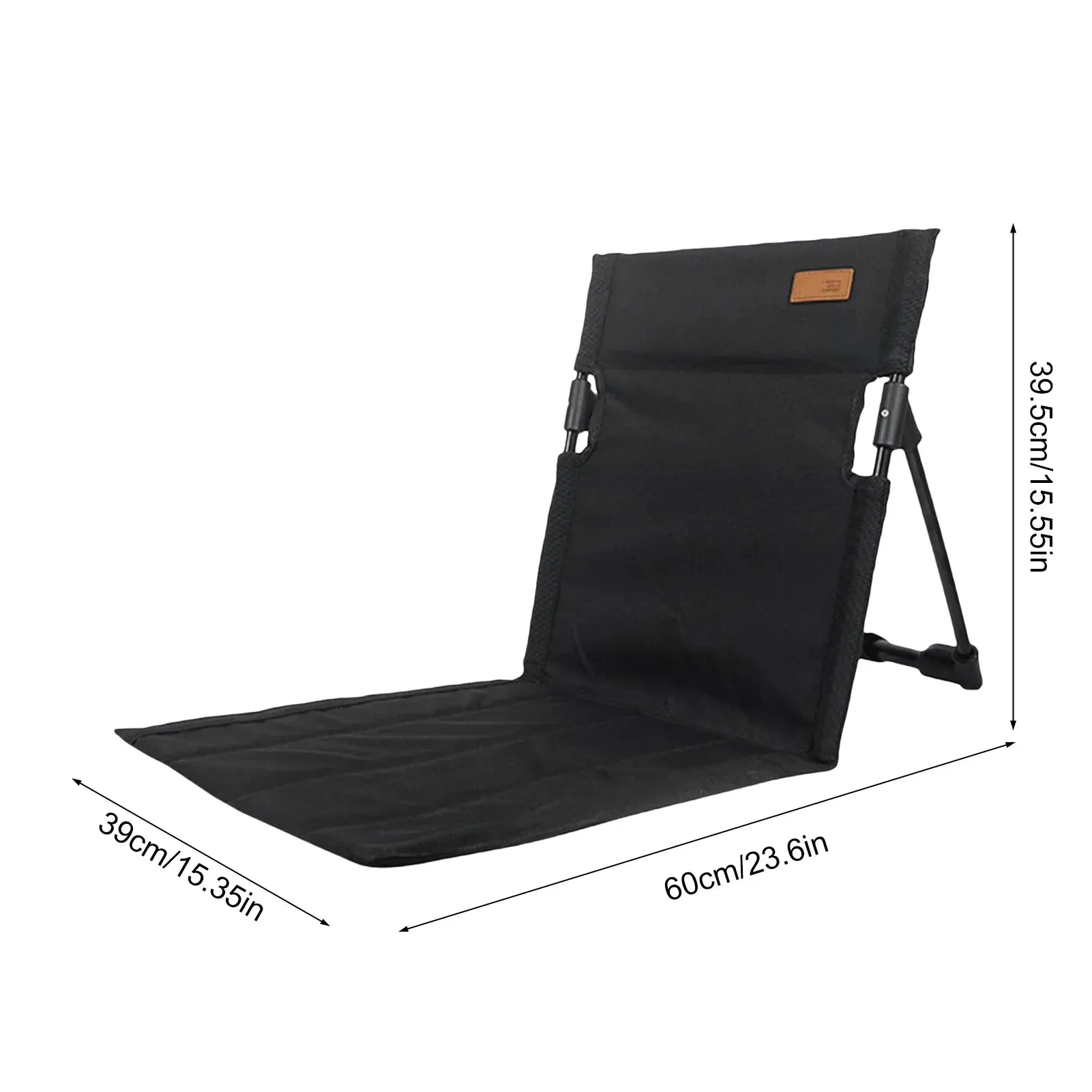 Lightweight Camping Folding Chair with Backrest and Breathable Fabric