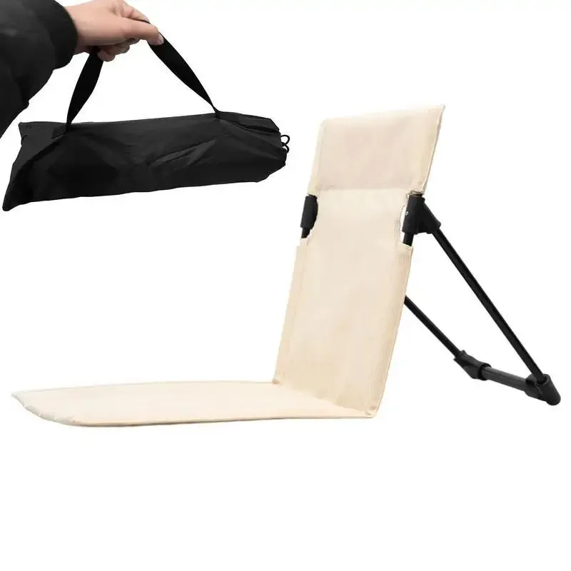 Lightweight Camping Folding Chair with Backrest and Breathable Fabric