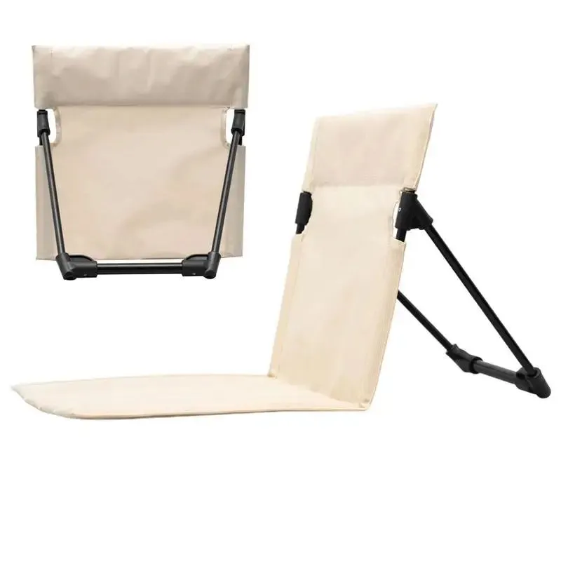 Lightweight Camping Folding Chair with Backrest and Breathable Fabric