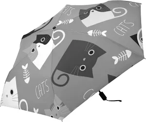 Lightweight Folding Umbrella, Portable Sun Travel Parasol, Compact Anti-UV Strong Rain Umbrella