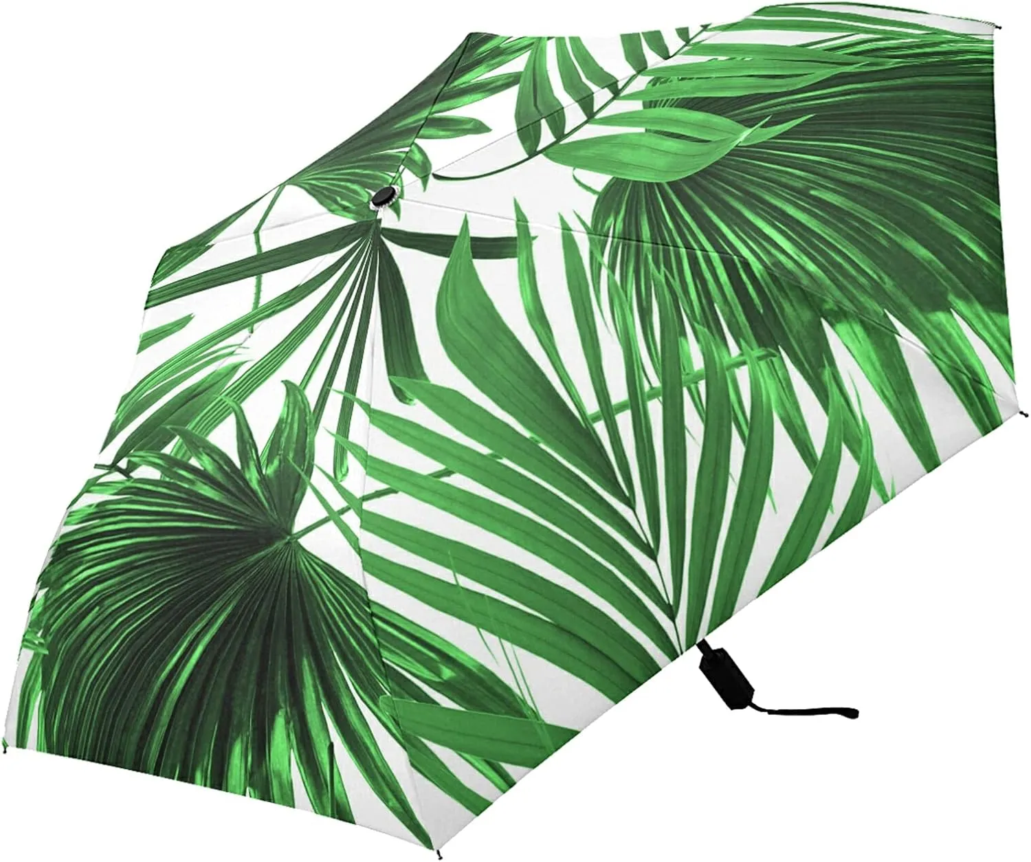 Lightweight Folding Umbrella, Portable Sun Travel Parasol, Compact Anti-UV Strong Rain Umbrella