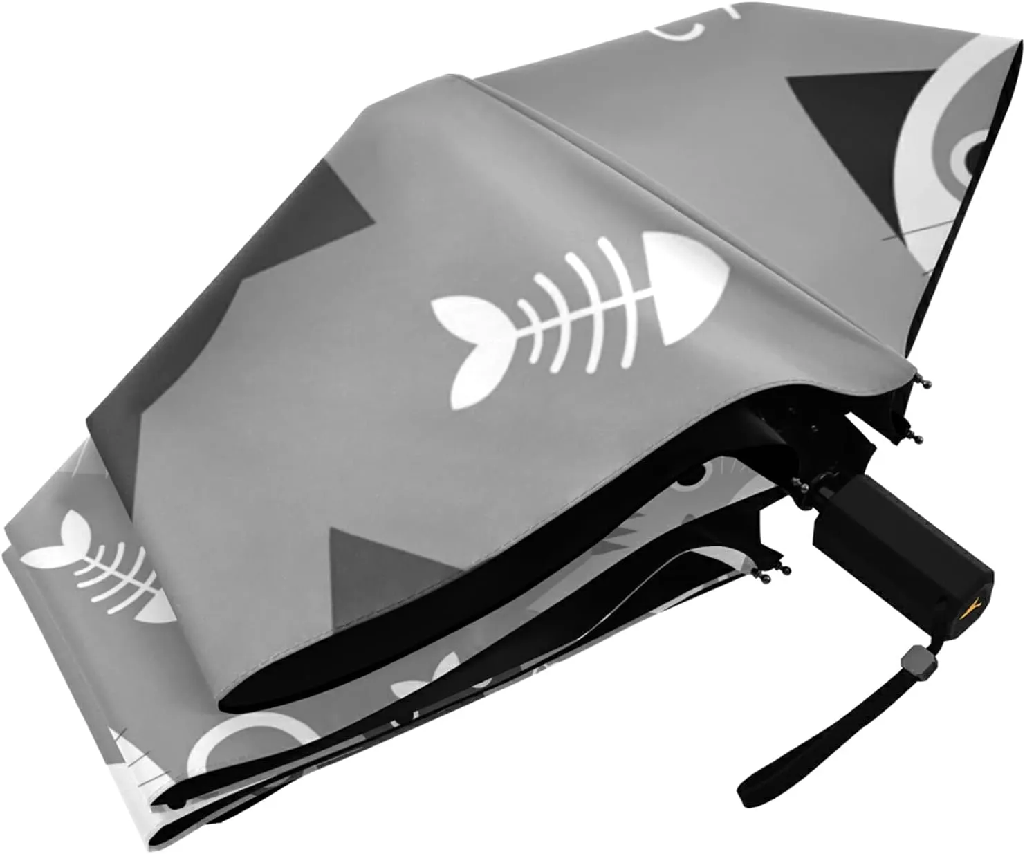 Lightweight Folding Umbrella, Portable Sun Travel Parasol, Compact Anti-UV Strong Rain Umbrella