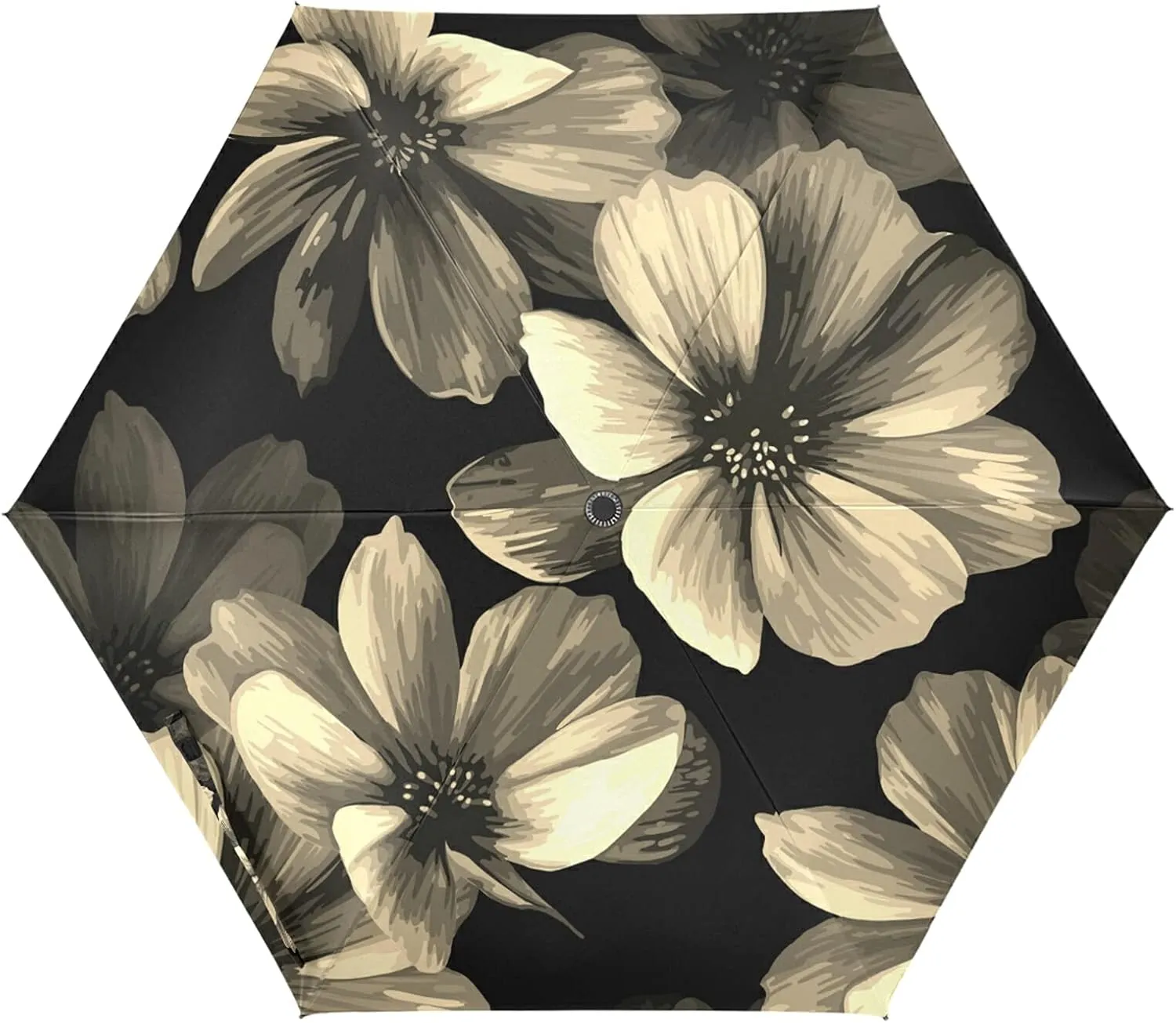 Lightweight Folding Umbrella, Portable Sun Travel Parasol, Compact Anti-UV Strong Rain Umbrella