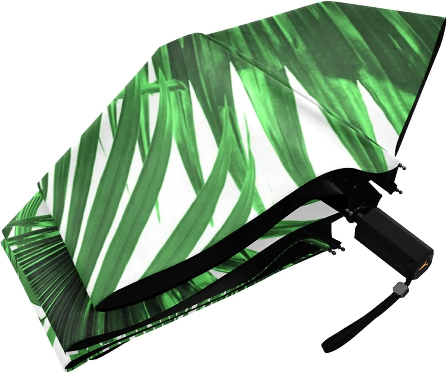 Lightweight Folding Umbrella, Portable Sun Travel Parasol, Compact Anti-UV Strong Rain Umbrella