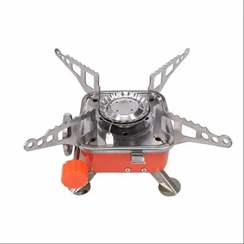 Mini Camping Gas Stove, Portable Card Type Stove With Folding Furnace For Home, Travel, Picnic