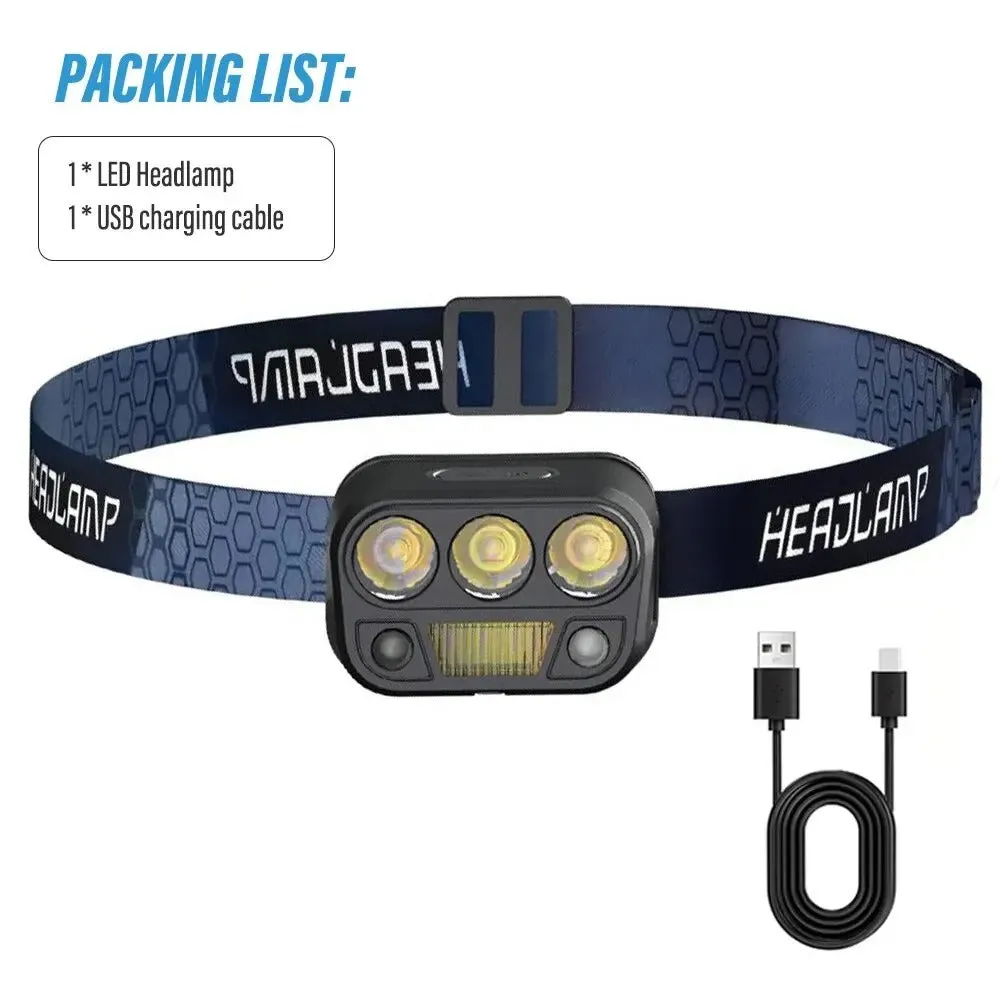Mini Rechargeable LED Headlamp With XPG COB Ultra-bright Light YD-06