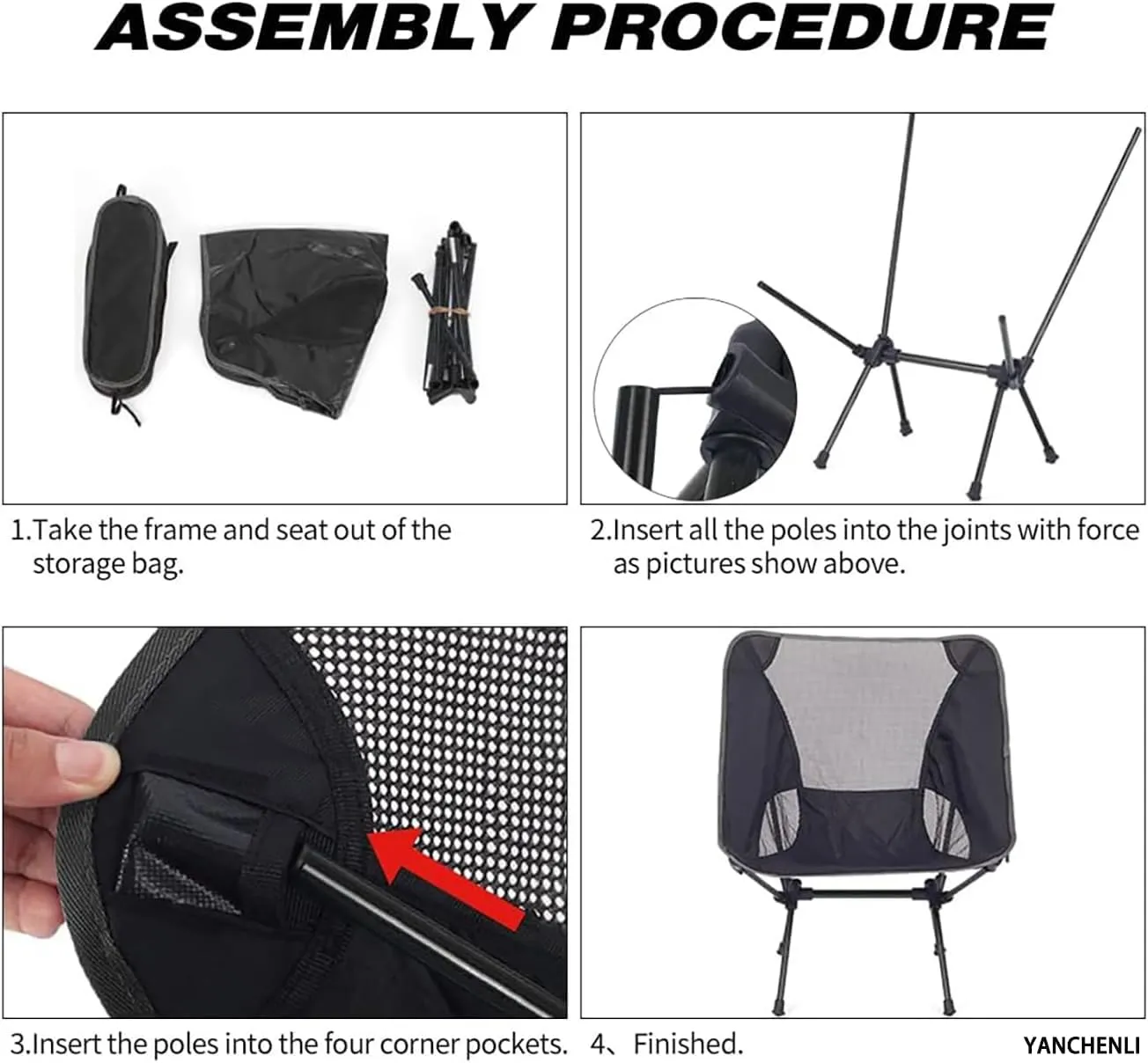 Moon stool Portable Camping Chair Durable and Comfortable Folding Camping Chair, Perfect for Outdoor Activities, Max Load 220 lbs, Made with Aircraft Grade Aluminum (Purplish blue,Small size)