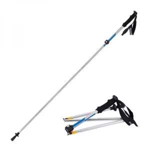NatureHike Outdoor Folding Alpenstocks Trekking Pole Walking Stick Blue