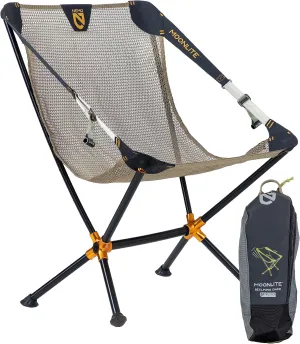 NEMO Moonlite Reclining Camp Chair | Portable Backpacking and Camping Chair with Adjustable and Foldable Options, Coriander