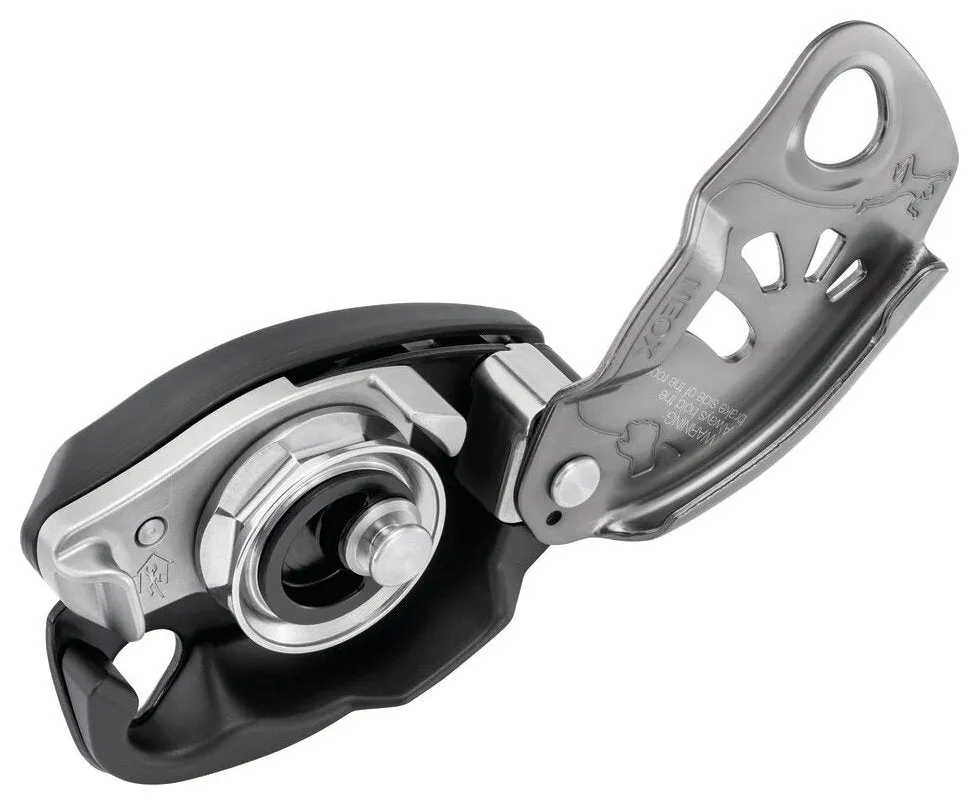 Neox - light gray, belay device with cam-assisted blocking