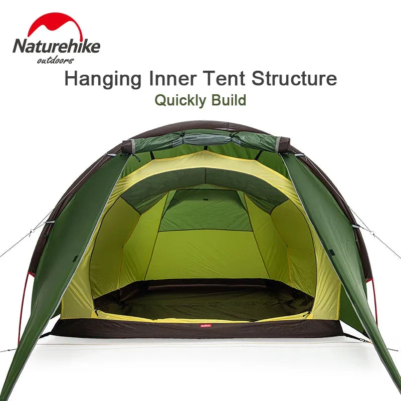 New Tunnel Camping Tent: 2-Person Ultralight 20D Waterproof 4-Season Travel Tent
