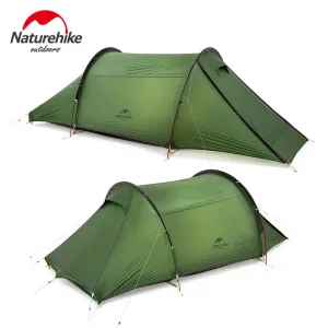New Tunnel Camping Tent: 2-Person Ultralight 20D Waterproof 4-Season Travel Tent