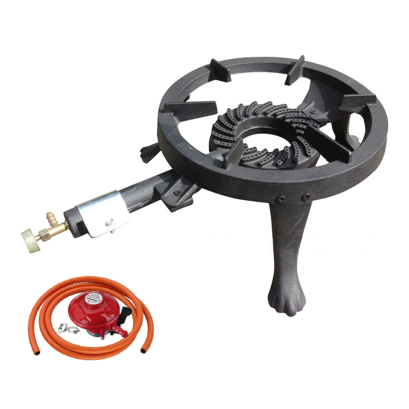 NJ GB-24 Powerful Gas Boiling Ring Cast Iron Burner Outdoor LPG Stove 8kW