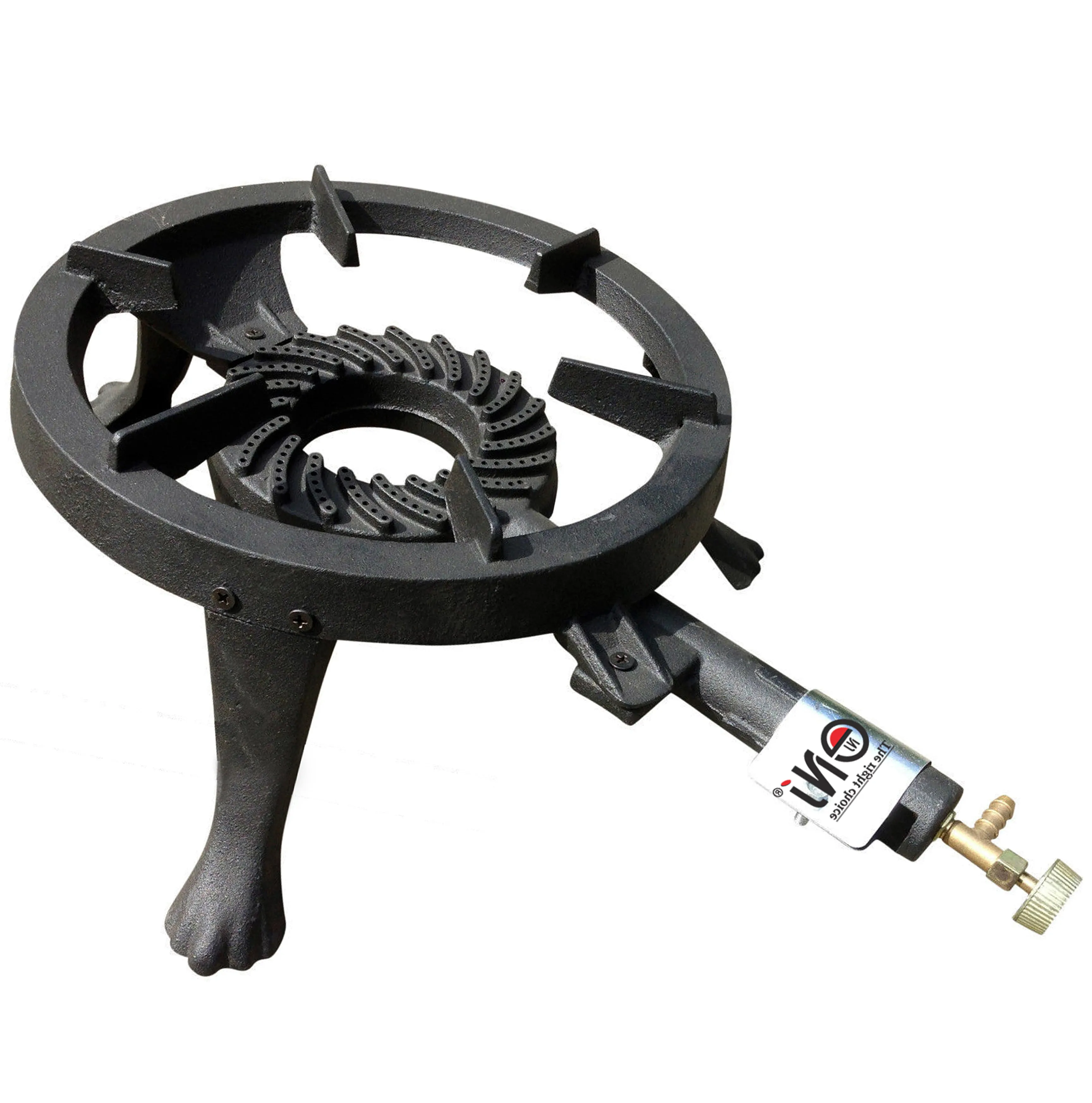 NJ GB-24 Powerful Gas Boiling Ring Cast Iron Burner Outdoor LPG Stove 8kW
