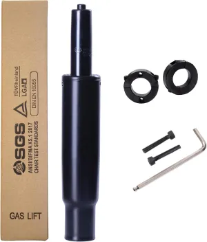 Office Chair Cylinder Replacement, SHS Gas Cylinder Class 4 TUV, Heavy Duty Gas Lift Piston 4.4" Stroke, Compatible with Partial Models of Herman Miller, Steelcase, Haworth etc, Includes Removal Tool
