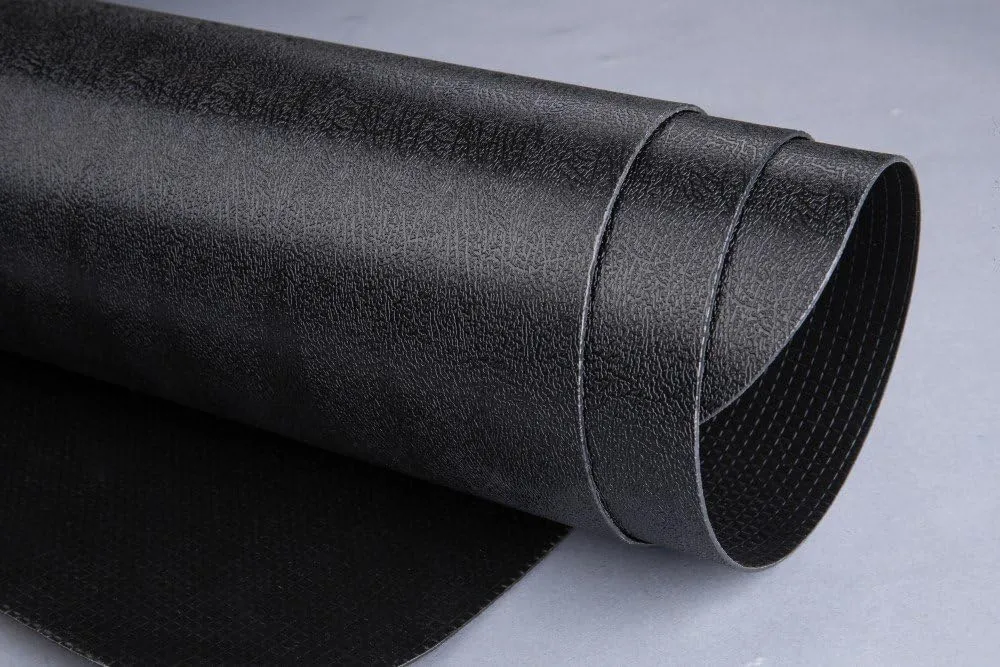Office Rolling Chair Mat for Hardwood and Tile Floor, Black, Anti-Slip, Non-Curve, Chair Mat Best for Under The Computer Desk, 47 x 35 Rectangular Non-Toxic Plastic Protector, Not for Carpet