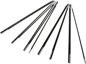 Outdoor Camping Double Tent Pole Set, Fiberglass Pole Support Poles, Foldable and Space Saving, Suitable for Backpacking and Hiking
