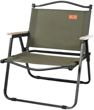 Outdoor Camping Picnic Folding Moon Chair Lazy Leisure Portable Director Art Sketching Recliner Fishing Tools (Size : Army Green Medium)