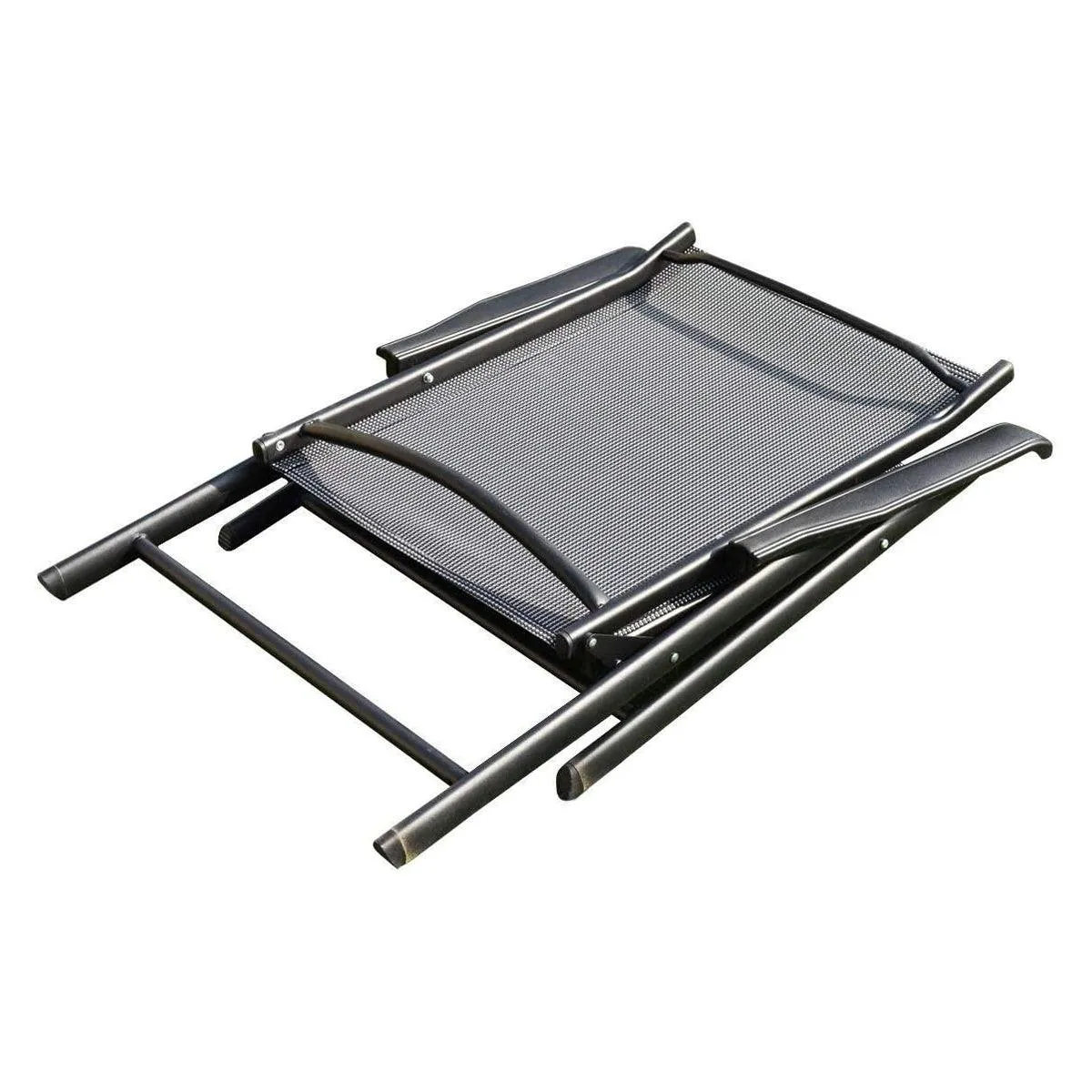 Outdoor Folding Chair Metal Portable Patio Balcony Chair with Backrest Sub Chair