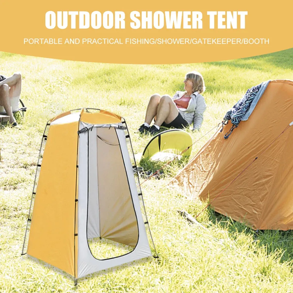 Outdoor Privacy Shower Tent - Waterproof Changing Room Shelter for Camping, Hiking, Mobile Toilet, Beach Privacy