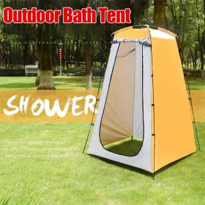 Outdoor Privacy Shower Tent - Waterproof Changing Room Shelter for Camping, Hiking, Mobile Toilet, Beach Privacy