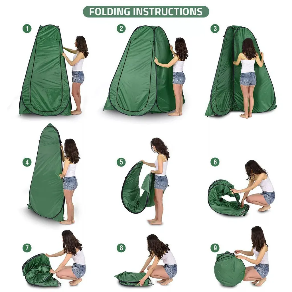Outdoor Shower Tent Portable Bath Shower Camping Tent Toilet Changing Tent