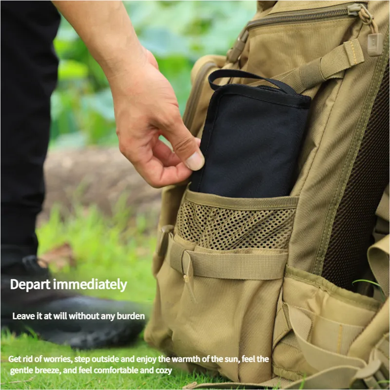 Outdoor Ultralight Folding Camping Chair - Brown