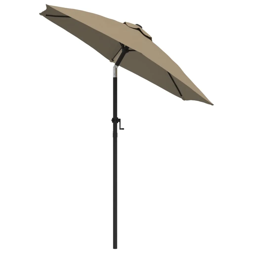 Outdoor Umbrella Parasol Tilting System Patio Sunshade Shelter Aluminum