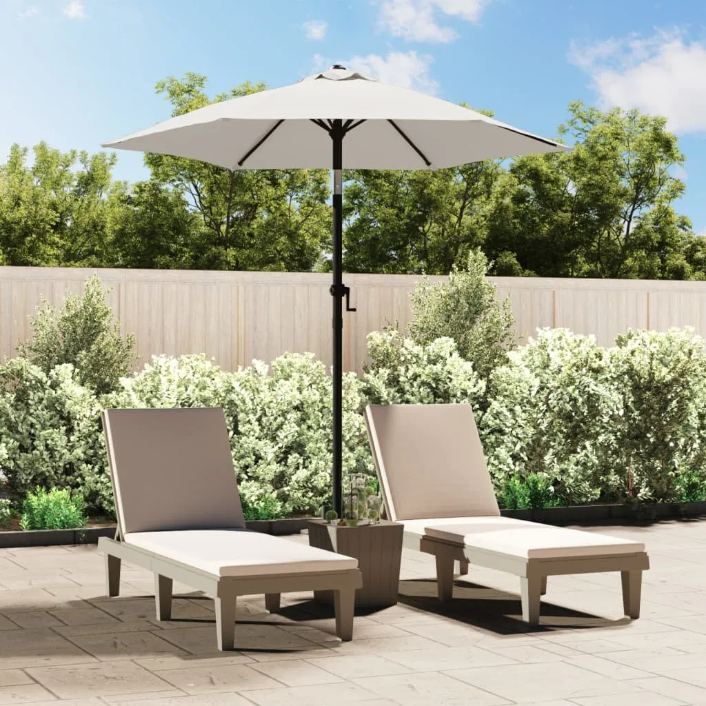 Outdoor Umbrella Parasol Tilting System Patio Sunshade Shelter Aluminum