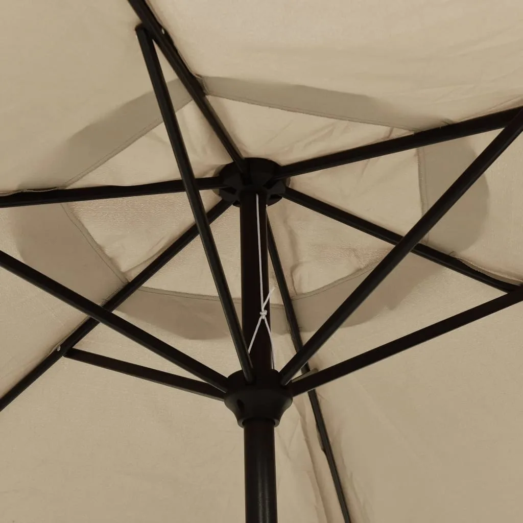 Outdoor Umbrella Parasol Tilting System Patio Sunshade Shelter Aluminum
