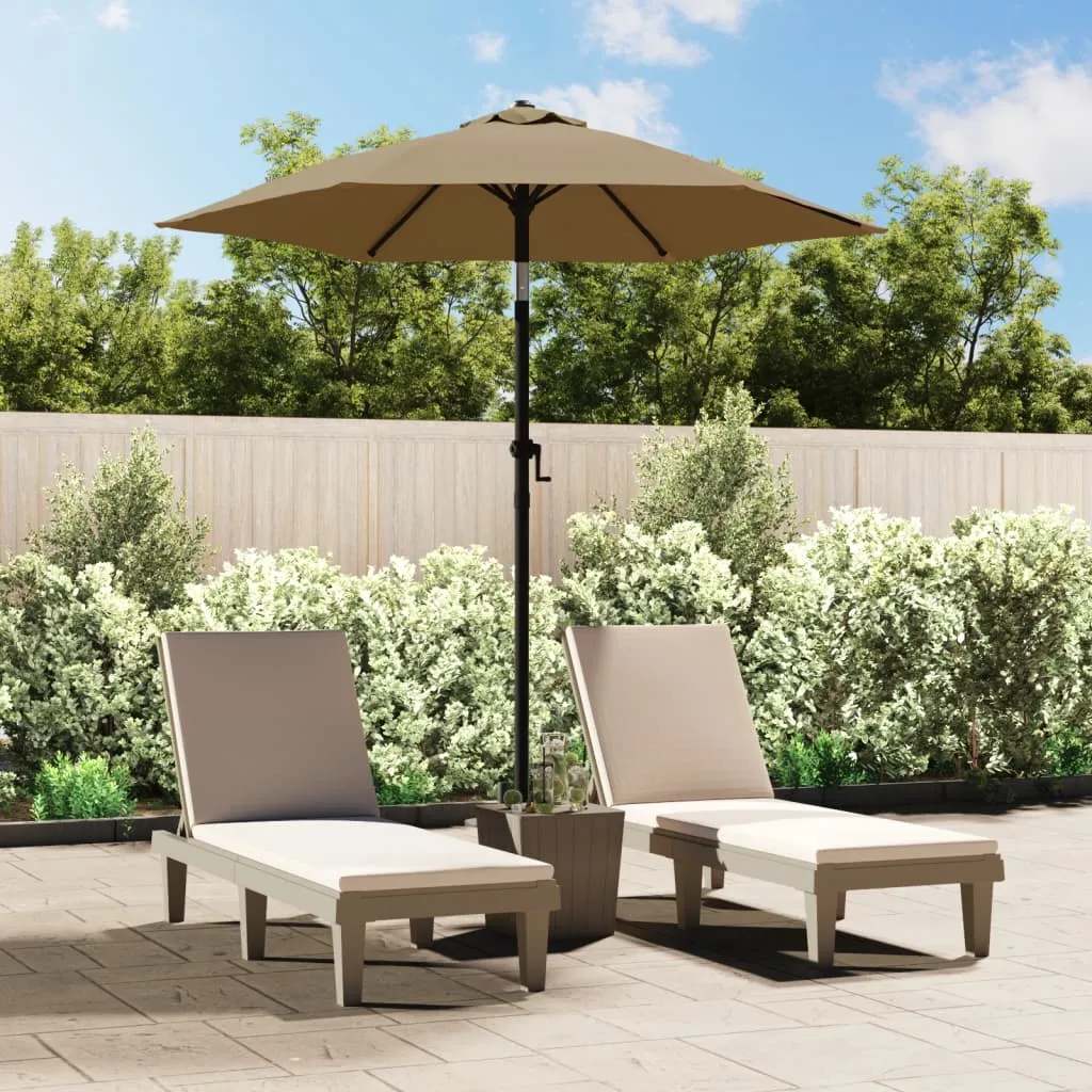Outdoor Umbrella Parasol Tilting System Patio Sunshade Shelter Aluminum