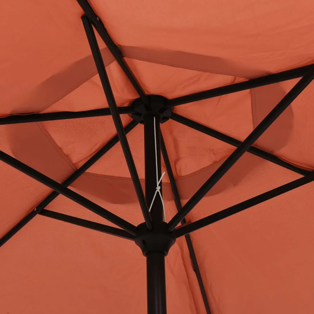 Outdoor Umbrella Parasol Tilting System Patio Sunshade Shelter Aluminum