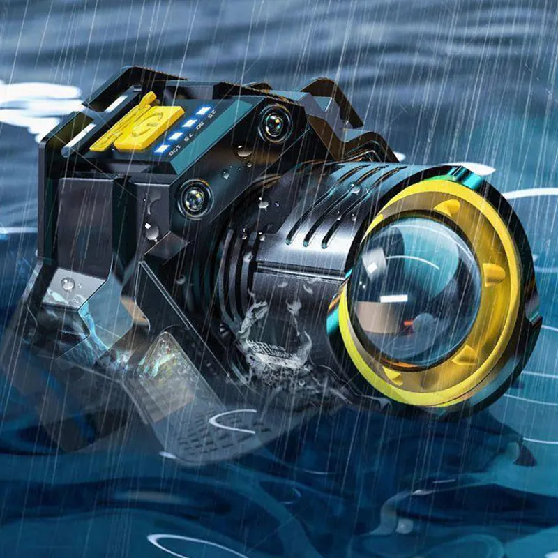 🔦Outdoor Waterproof Rechargeable Headlamp with Headband💡
