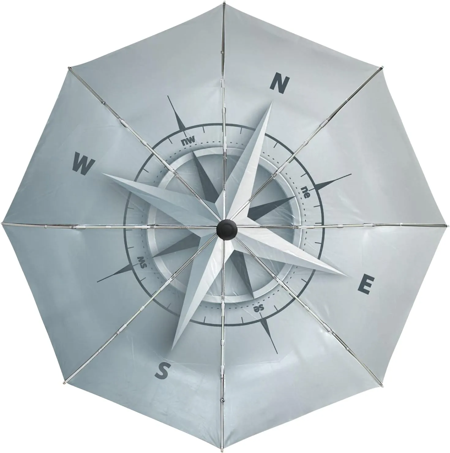 Oyihfvs Auto Open/Close Folding Umbrella, Strong Inner Print Travel Rain Umbrella, Portable Automatic Compact Sun Parasol with UV Protection