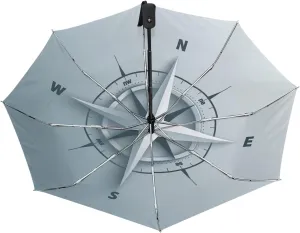 Oyihfvs Auto Open/Close Folding Umbrella, Strong Inner Print Travel Rain Umbrella, Portable Automatic Compact Sun Parasol with UV Protection