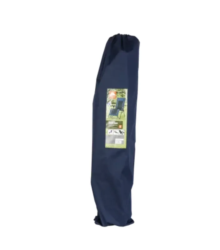 Ozark Trail Quad Zero Gravity Lounger Camping Chair, Blue, Adult,
