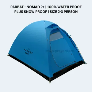 PARBAT - NOMAD 2  | 100% WATER PROOF PLUS SNOW PROOF | SIZE 2-3 PERSON