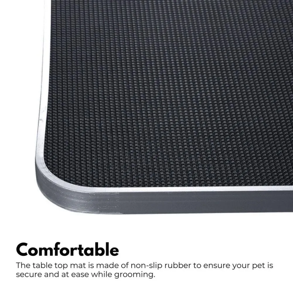 Pet Grooming Table 90cm Double Pole (Black)