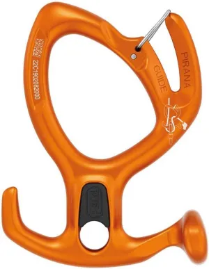 Petzl, Pirana Guide, Adjustable Clutch Discretion with Spur and Locking Asola for Torrentism, Orange, U, Unisex Adult