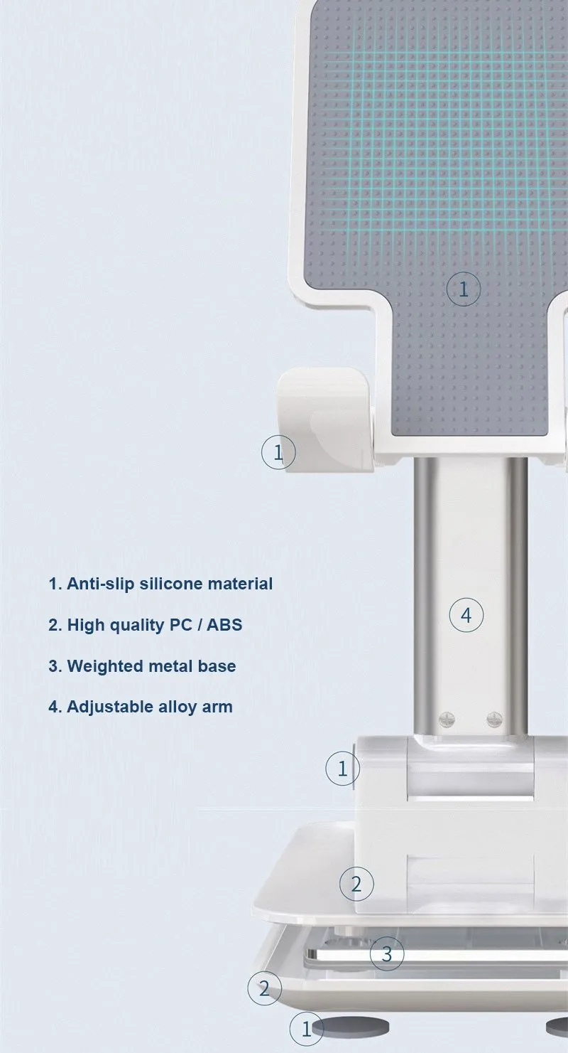 PhoneStation - Foldable Mobile Phone & Tablet Stand