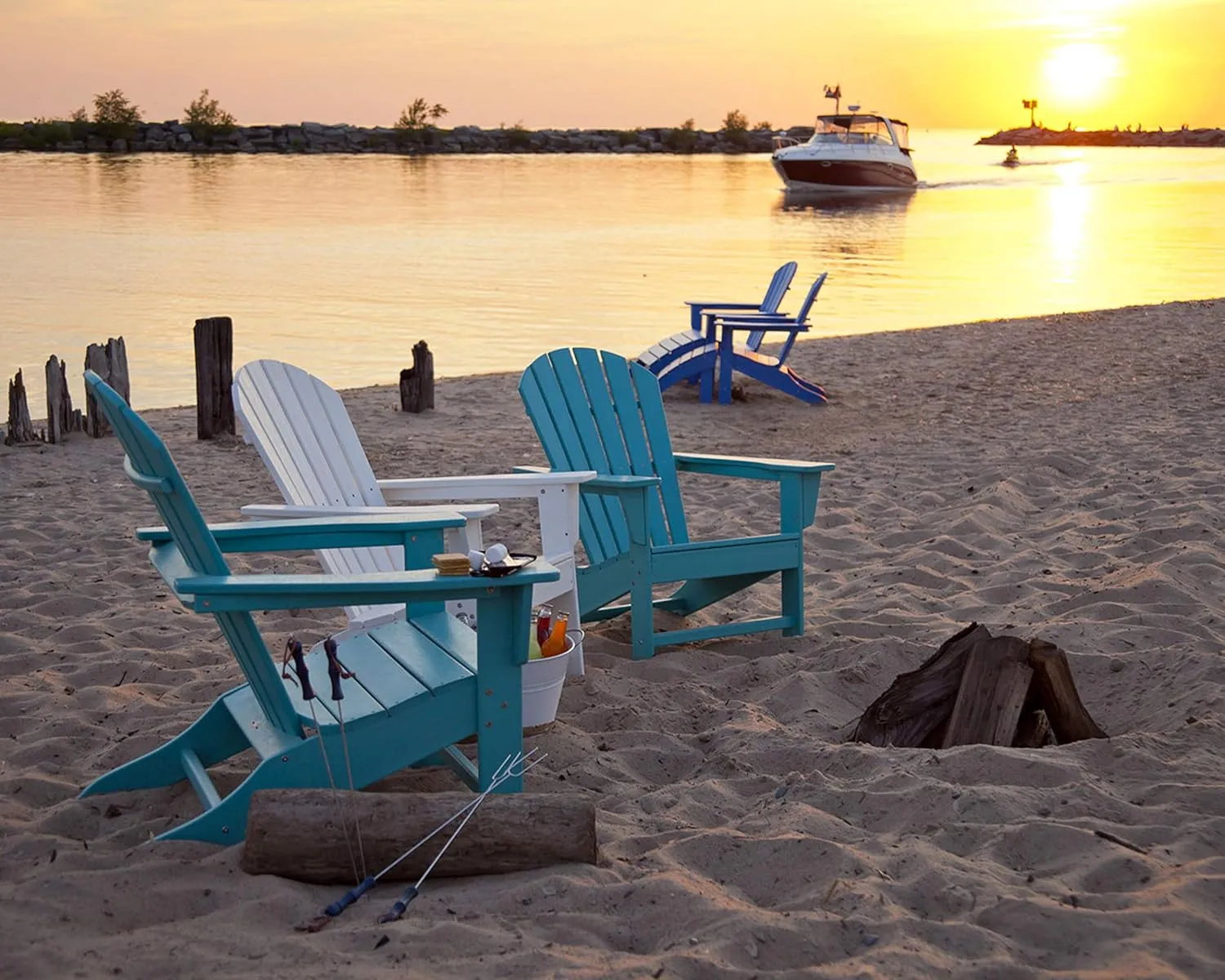POLYWOOD South Beach Adirondack Chair
