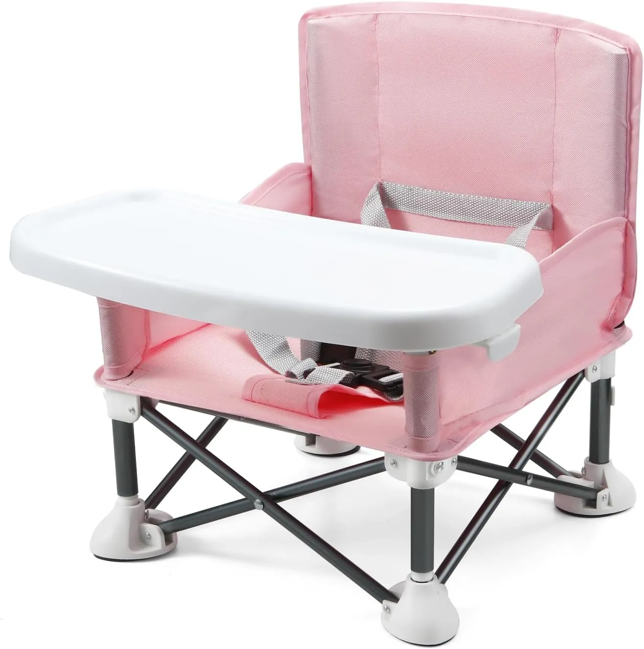 Portable Baby Booster Seat High Chair Travel Highchair for Camping, Beach, Lawn