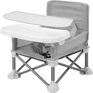 Portable Baby Booster Seat High Chair Travel Highchair for Camping, Beach, Lawn