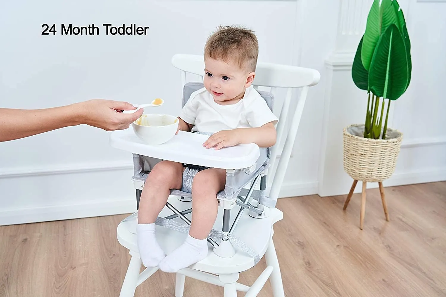 Portable Baby Booster Seat High Chair Travel Highchair for Camping, Beach, Lawn