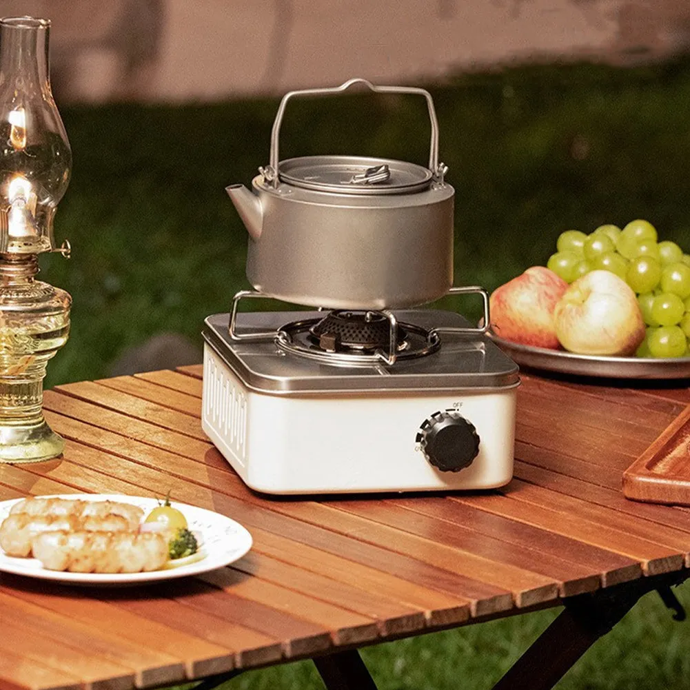 Portable BBQ Outdoor Stove Butane Gas Used With Fire Storage Price drop Cooking Bag Camping Gear Seamless integration Stove Adjustable With Canister