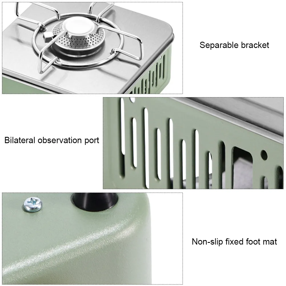 Portable BBQ Outdoor Stove Butane Gas Used With Fire Storage Price drop Cooking Bag Camping Gear Seamless integration Stove Adjustable With Canister