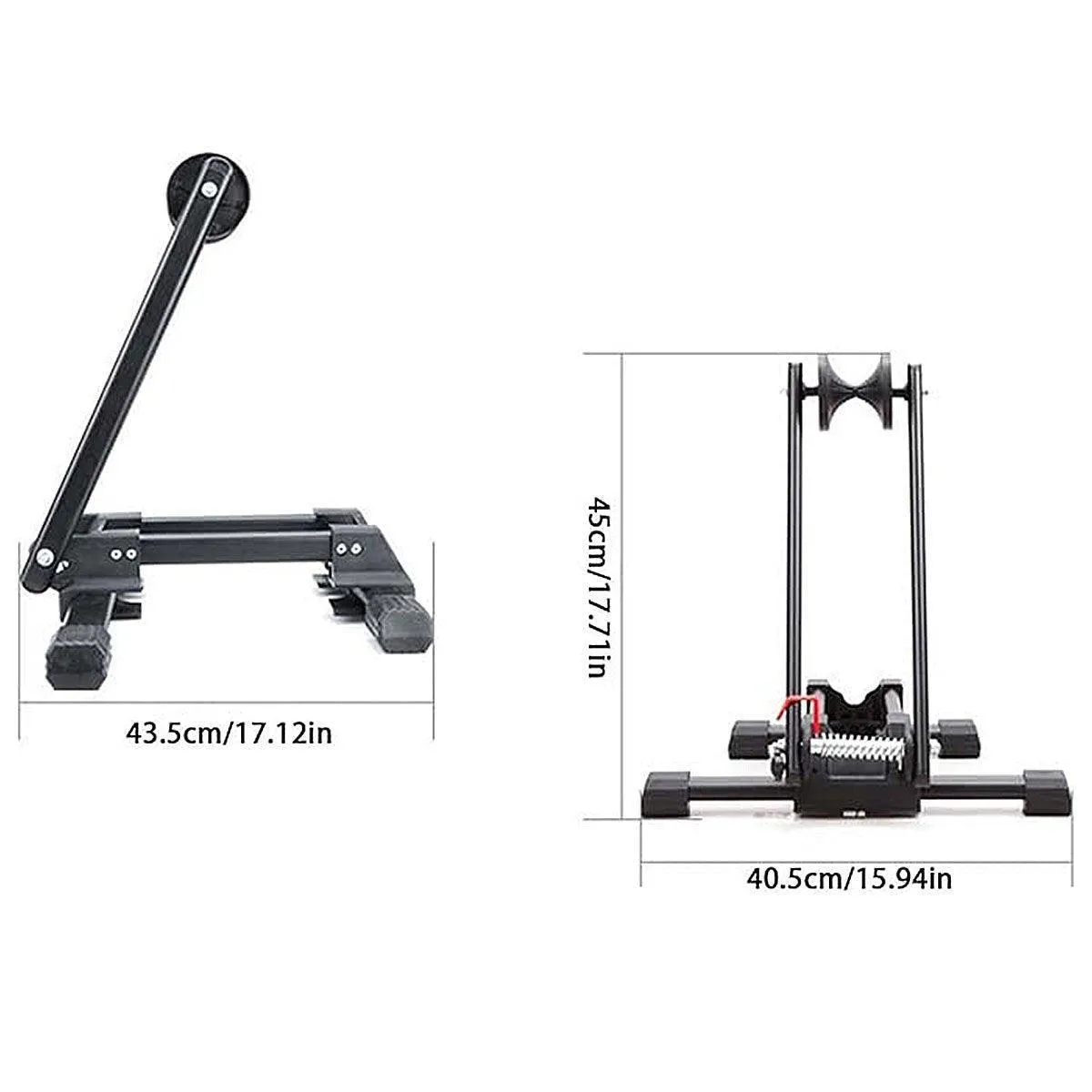 Portable Bike Single Double Pole Bicycle Parking Rack for Road Mountain Bikes
