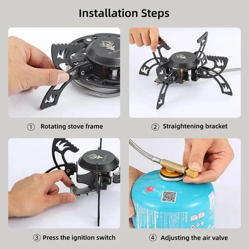 Portable Foldable Gas Stove - Outdoor Claw Burner