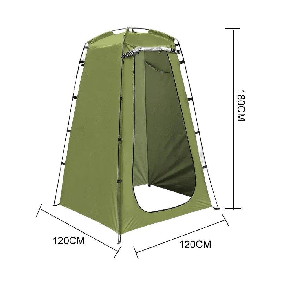 Portable Outdoor Shower Tent - Outdoor Bath, Changing, and Fitting Room Shelter for Camping, Beach Privacy, and Toilet